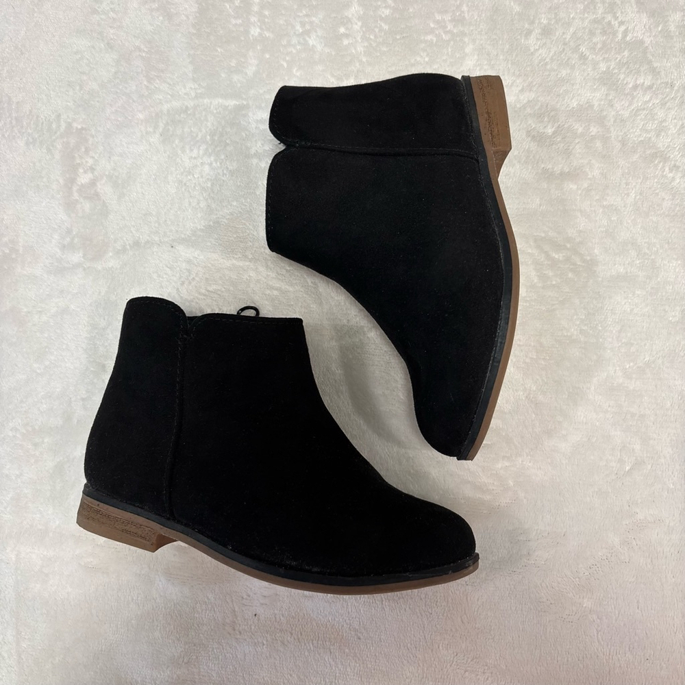 Cat & Jack Black Ankle Boots toddler Size 9